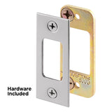 Defender Security E 2483 Lock Plug, 2-3/4 in L, 1-1/8 in W, Steel, Satin Nickel