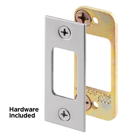 Defender Security E 2483 Lock Plug, 2-3/4 in L, 1-1/8 in W, Steel, Satin Nickel