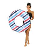 PoolCandy US2136SS Pool Tube, Inflatable Profile, Vinyl, Blue/Red/White