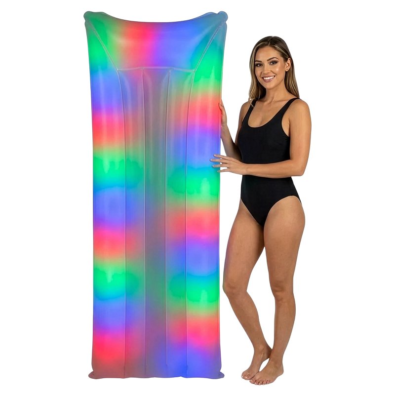 PoolCandy PC4151MU Pillow Pool Raft, PVC, Multi-Color
