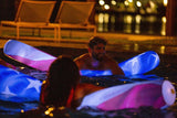 PoolCandy Stars and Stripes Series US1754USL Big-Size American-Flag Pool Noodle, Cylindrical, PVC, Multi-Color