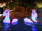PoolCandy PC2942UNI Illuminated LED Pool Tube, Inflatable Profile, PVC, Multi-Color