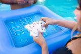 PoolCandy PC3213TBL Game Table, Inflatable Profile, Square, Vinyl, Blue