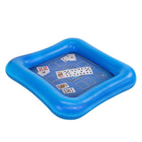 PoolCandy PC3213TBL Game Table, Inflatable Profile, Square, Vinyl, Blue