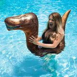 PoolCandy PC1740TR Ride-On Pool Noodle, T-Rex, PVC, Brown