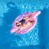 PoolCandy PC1810GF Gigantic Float, Inflatable Profile, Flamingo, PVC, Pink Glitter