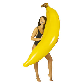 PoolCandy PC1523BN Pool Raft, Inflatable Profile, Banana, PVC