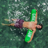 PoolCandy SplashParty Series PC1524GN1 Chasing the Sun Super Noodle, Inflatable Profile, PVC, Sour Apple Green