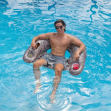 PoolCandy RealTree Max 7 Series RT2402MX7 Jumbo Sun Chair Pool Float, Inflatable Profile, PVC, Camouflage