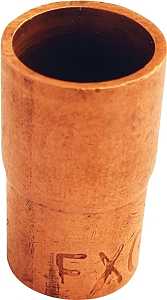 Nibco 600 Series W00910D Reducing Pipe Coupling, 1 x 1/2 in, FTG x Sweat, Copper, 700 psi Pressure