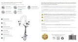 PULL-DOWN LNDRY FAUCET 1H CHRM