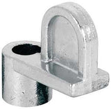 Make-2-Fit PL 7735 Window Screen Clip with Screw, 5/16 in D Dimensions, Alloy, Zinc, Silver, 12/PK