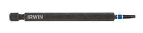 Irwin IWAF33SQ1 Insert Bit, #1 Drive, Square Drive, 1/4 in Shank, Hex Shank, 4 in L, Steel