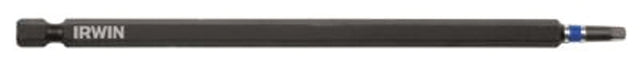 Irwin 1837483 Power Bit, #2 Drive, Square Recess Drive, 1/4 in Shank, Hex Shank, 6 in L, S2 Steel, 1/PK