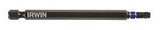 Irwin IWAF33SQ3 Insert Bit, #3 Drive, Square Drive, 1/4 in Shank, Hex Shank, 3-1/2 in L, Steel