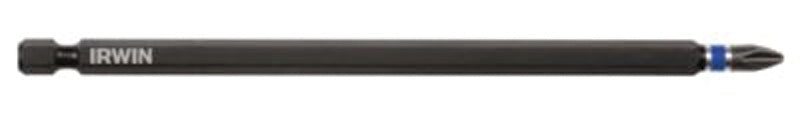 Irwin 1837460 Power Bit, #2 Drive, Phillips Drive, 1/4 in Shank, Hex Shank, 6 in L, S2 Steel, 1/PK