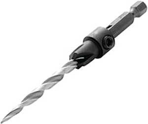 Irwin 1882781 Drill Bit, 9/64 in Dia, 3-5/8 in OAL, Countersink, 4-Flute, 1/4 in Dia Shank