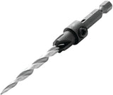 Irwin 1882783 Drill Bit, 3/16 in Dia, 4-1/4 in OAL, Countersink, 4-Flute, 1/4 in Dia Shank