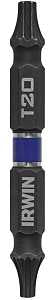 Irwin IWAF32DET15T202 Double-Ended Driver Bit, 1/4 in Shank, Hex Shank, 2-1/2 in L, Steel