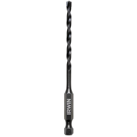 Irwin 1870542 Impact Drill Bit, 5/32 in Dia, 4 in OAL, 1-Flute, 1/4 in Dia Shank, Hex Shank