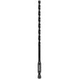 Irwin 1870546 Impact Drill Bit, 3/16 in Dia, 6 in OAL, 1-Flute, 1/4 in Dia Shank, Hex Shank