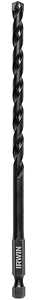 Irwin 1870547 Impact Drill Bit, 1/4 in Dia, 6 in OAL, 1-Flute, 1/4 in Dia Shank, Hex Shank