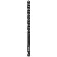 Irwin 1870547 Impact Drill Bit, 1/4 in Dia, 6 in OAL, 1-Flute, 1/4 in Dia Shank, Hex Shank
