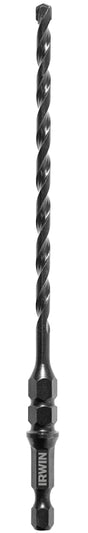 Irwin 1870569 Installer Bit, 3/16 in Dia, 6 in OAL, Spiral Flute, 2-Flute, 1/4 in Dia Shank, Quick Change Shank