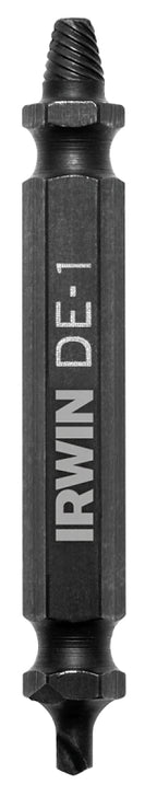 Irwin Impact SCREW-GRIP 1876221 Double End Screw Extractor, #1 Extractor, HSS