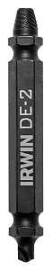 Irwin Impact SCREW-GRIP 1876222 Double End Screw Extractor, #2 Extractor, HSS