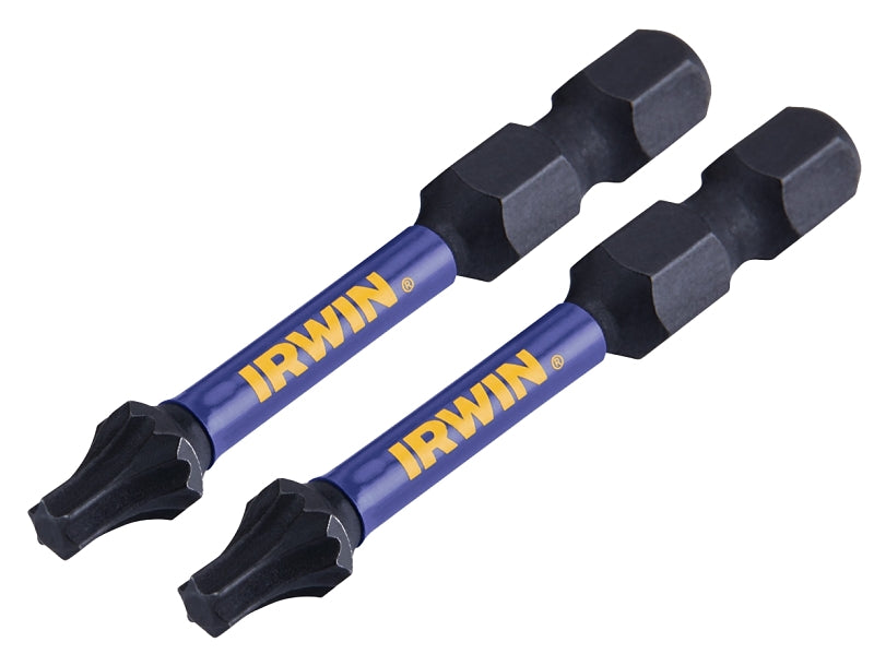 Irwin IWAF32TX202 Power Bit, T20 Drive, Torx Drive, 1/4 in Shank, Hex Shank, 2 in L, Steel