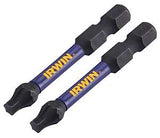 Irwin IWAF32TX252 Power Bit, T25 Drive, Torx Drive, 1/4 in Shank, Hex Shank, 2 in L, Steel