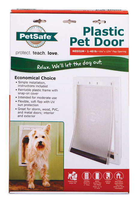 PetSafe 14 in. H X 9.25 in. W Plastic Pet Door