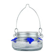 Nature's Way MJF1 Bird Feeder, Mason Jar, 6 oz, Nectar, 4-Port/Perch, Glass/Stainless Steel, 2-1/2 in H