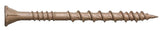 Simpson Strong-Tie DSVT2S Deck Screw, Tan, 2 in L, Ribbed Head, T25 Drive, Steel, 1500/PK