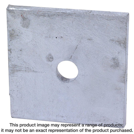 Simpson Strong-Tie BP 1/2-3 Bearing Plate, 3 in L, 3 in W, 3 ga Gauge, Steel, Pack of 50