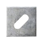 Simpson Strong-Tie BP Series BPS 5/8-3HDG Bearing Plate, 3 in L x 3 in W Dimensions, 3 ga, Steel, Hot-Dipped Galvanized, Pack of 50