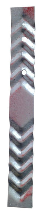Simpson Strong-Tie BT BT-R100 Brick Tie, 6-11/16 in L, 7/8 in W, Steel, Galvanized, Fastening Method: Nail
