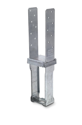 Simpson Strong-Tie CBSQ Series CBSQ44-SDS2 Column Base, 4 x 4 in Post, 12 ga, Steel, Galvanized (G90), Pack of 12