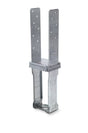 Simpson Strong-Tie CBSQ Series CBSQ44-SDS2 Column Base, 4 x 4 in Post, 12 ga, Steel, Galvanized (G90), Pack of 12