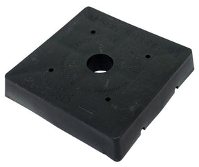Simpson Strong-Tie CPS Series CPS6 Standoff Base, 6 x 6 in Post, Plastic, Black, Powder-Coated, Pack of 25