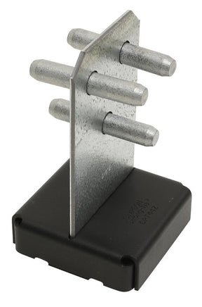 Simpson Strong-Tie CPTZ CPT44Z Concealed Post Base, 4 x 4 in Post, 12 ga Gauge, Steel, ZMAX, Pack of 10