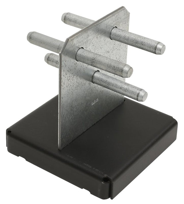 Simpson Strong-Tie CPTZ CPT66Z Concealed Post Base, 6 x 6 in Post, 12 ga Gauge, Steel, ZMAX, Pack of 8