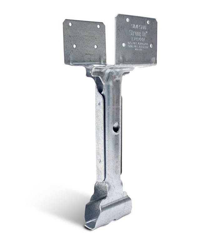 Simpson Strong-Tie EPB EPB44A Elevated Post Base, 4 x 4 in Post, 14 ga Gauge, Steel, Galvanized, Pack of 10