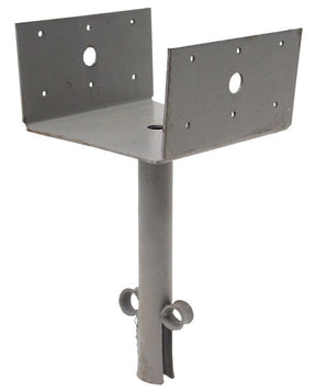 Simpson Strong-Tie EPB EPB66 Elevated Post Base, 6 x 6 in Post, 12 ga Gauge, Steel, Gray, Pack of 10