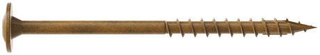 Simpson Strong-Tie CBT08212R200 Construction Screw, #8 Thread, 2-1/2 in L, Serrated Thread, Wafer Head, 200