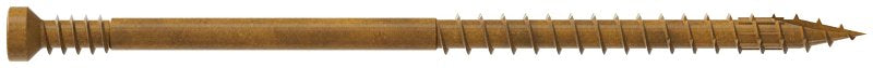 Simpson Strong-Tie FT07300R100 Screw, #7 Thread, 3 in L, Serrated Thread, Trim Head, 6-Lobe Drive, 100/PK