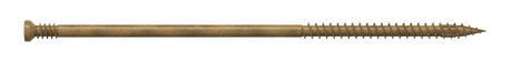 Simpson Strong-Tie FT09500R50 Screw, #9 Thread, 5 in L, Serrated Thread, Trim Head, 6-Lobe Drive, Saw Tooth Point