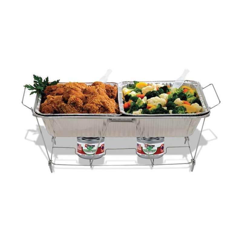 Sterno Riser Grill Rack Sterno Silver Wire Chafing Dish Rack 1.50 in. H X 12.13 in. W X 22.75 ...