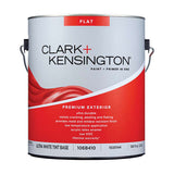 Clark+Kensington Flat Tint Base Ultra White Base Exterior Paint and Primer Exterior 1 gal, Pack of 4